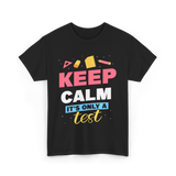 Keep Calm It's Only A Test Education T-Shirt - Black