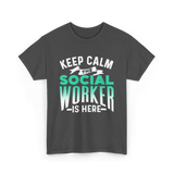 Keep Calm The Social Worker T-Shirt - Dark Heather