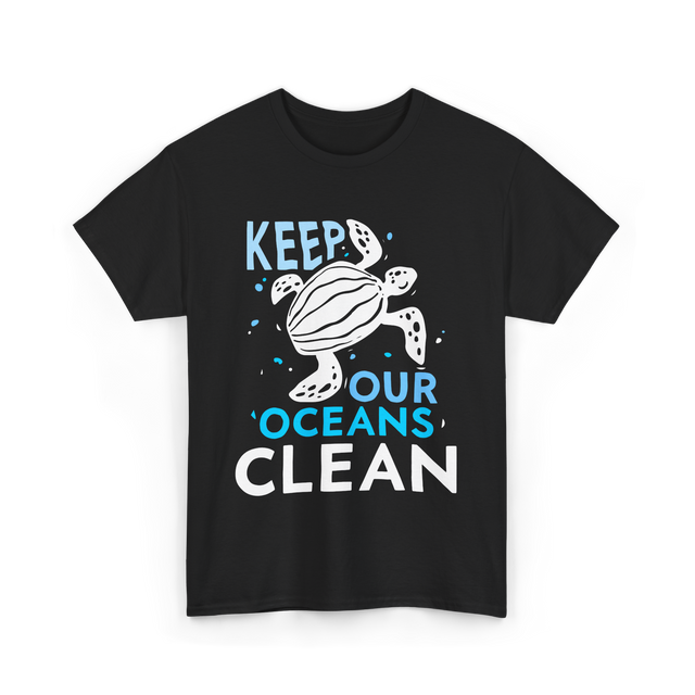 Keep Our Oceans Clean Ocean Protection T-Shirt - Black