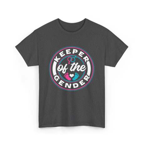 Keeper of the Gender Gender Reveal T-Shirt - Dark Heather