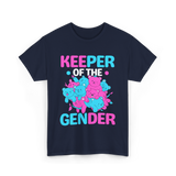 Keeper of the Gender Gender Reveal T-Shirt - Navy