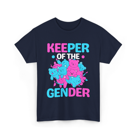 Keeper of the Gender Gender Reveal T-Shirt - Navy