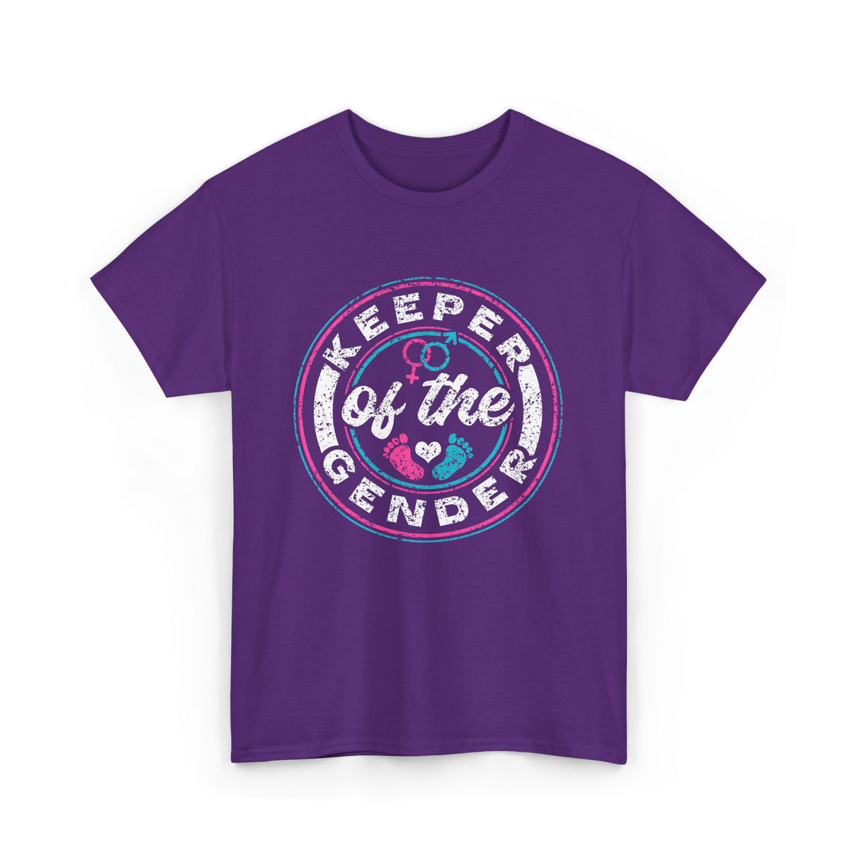 Keeper of the Gender Gender Reveal T-Shirt - Purple