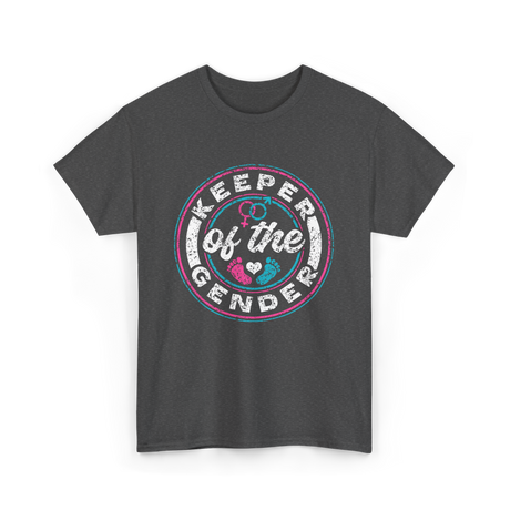 Keeper of the Gender Gender Reveal T-Shirt - Dark Heather