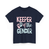 Keeper of the Gender Gender Reveal T-Shirt - Navy