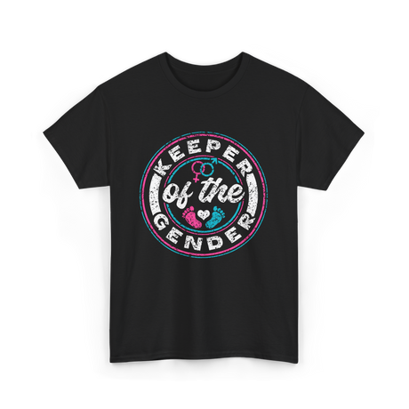 Keeper of the Gender Gender Reveal T-Shirt - Black