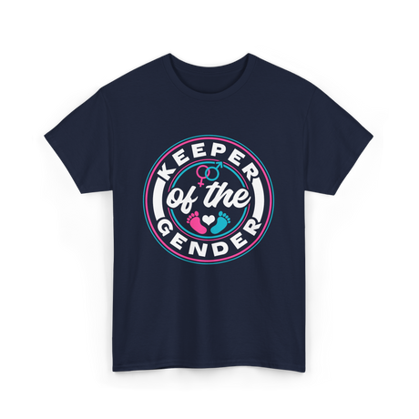 Keeper of the Gender Gender Reveal T-Shirt - Navy