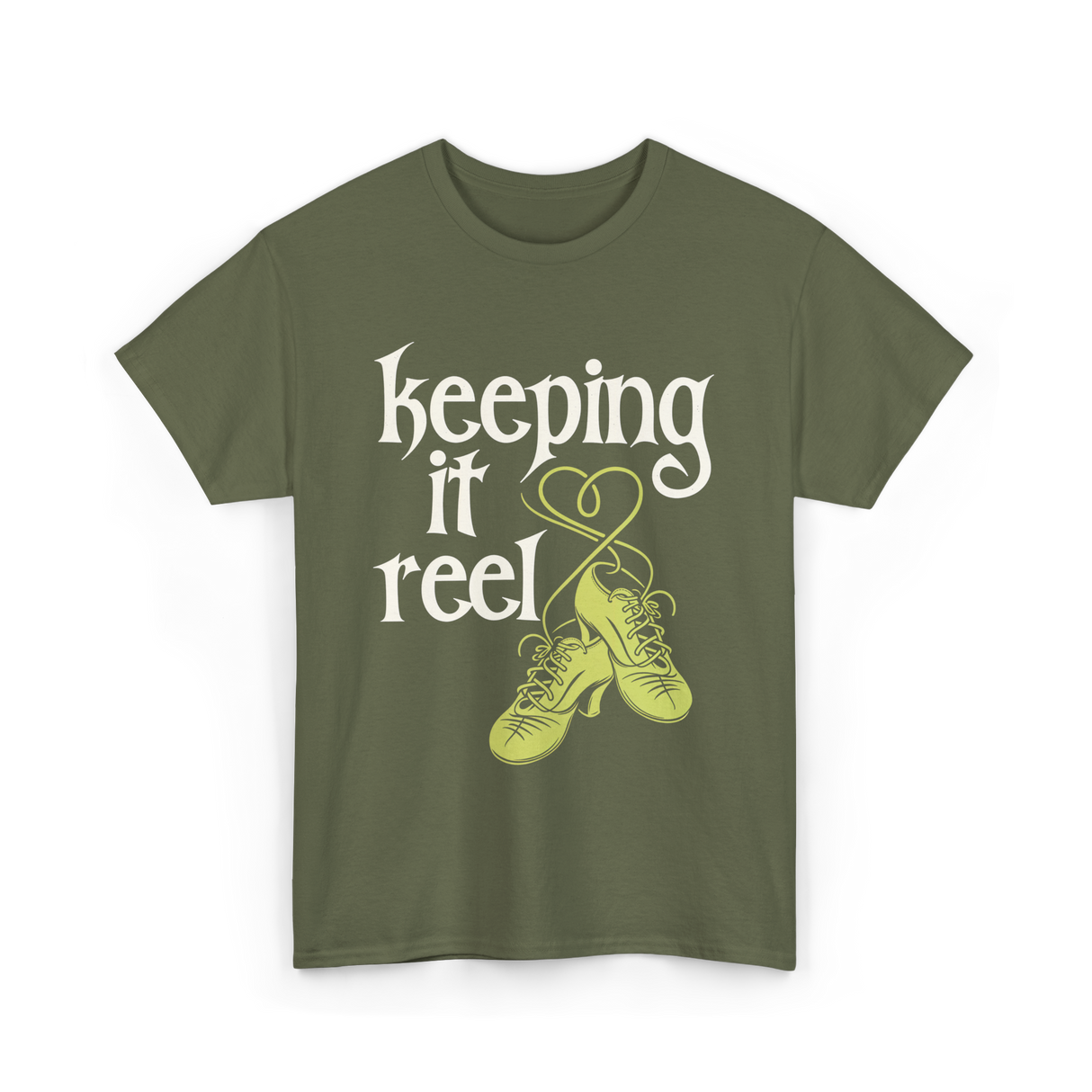 Keeping It Reel Dance T-Shirt - Military Green