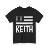 Keith Custom Name Birthday T-Shirt - Black