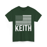 Keith Custom Name Birthday T-Shirt - Forest Green