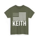 Keith Custom Name Birthday T-Shirt - Military Green