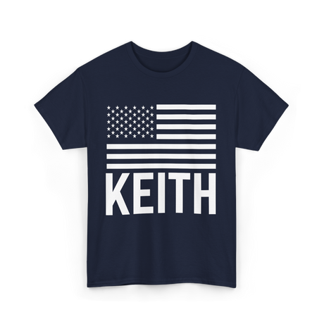 Keith Custom Name Birthday T-Shirt - Navy