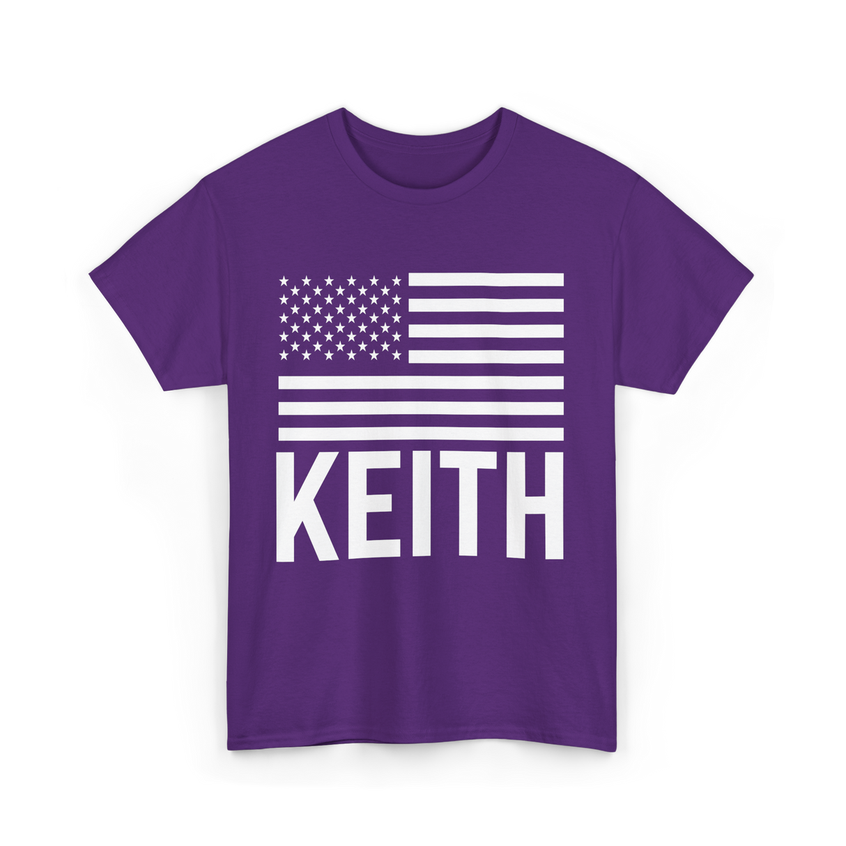 Keith Custom Name Birthday T-Shirt - Purple