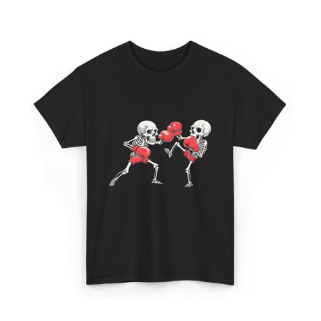 Kickboxing Skeleton MMA Fighters T-Shirt - Black