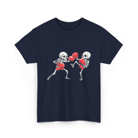 Kickboxing Skeleton MMA Fighters T-Shirt - Navy