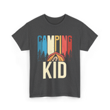 Kid Camping Campfire Adventure T-Shirt - Dark Heather