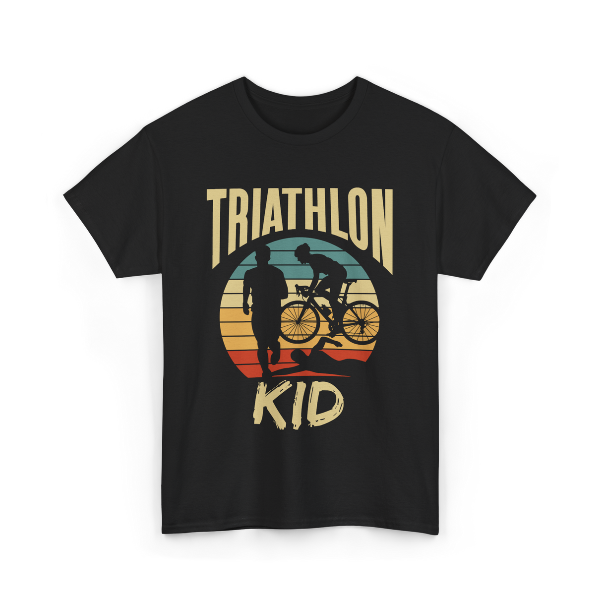 Kid Sport Kid Triathlon T-Shirt - Black