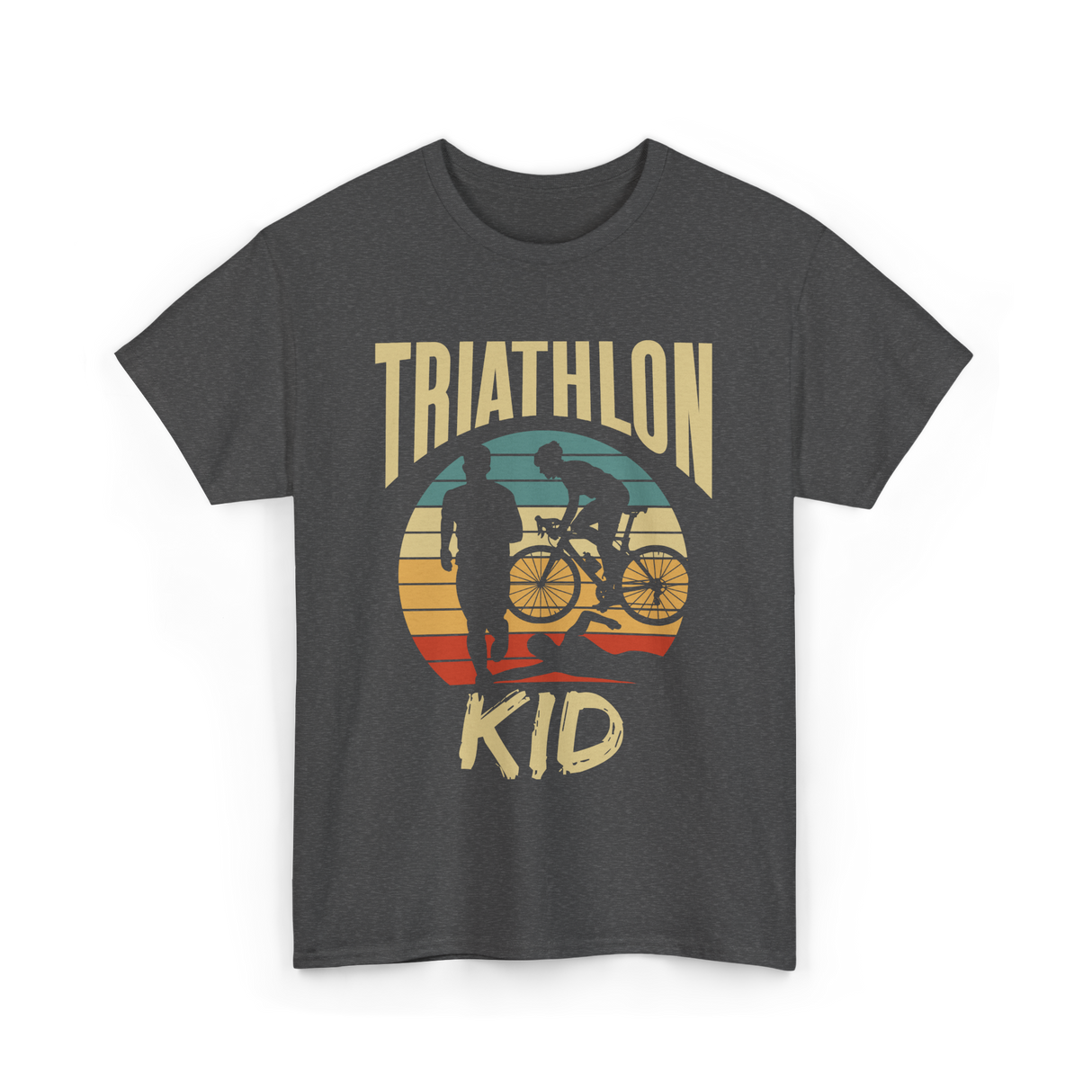 Kid Sport Kid Triathlon T-Shirt - Dark Heather