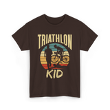 Kid Sport Kid Triathlon T-Shirt - Dark Chocolate