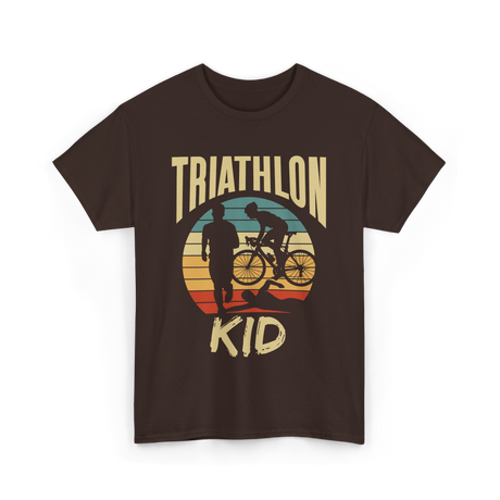 Kid Sport Kid Triathlon T-Shirt - Dark Chocolate