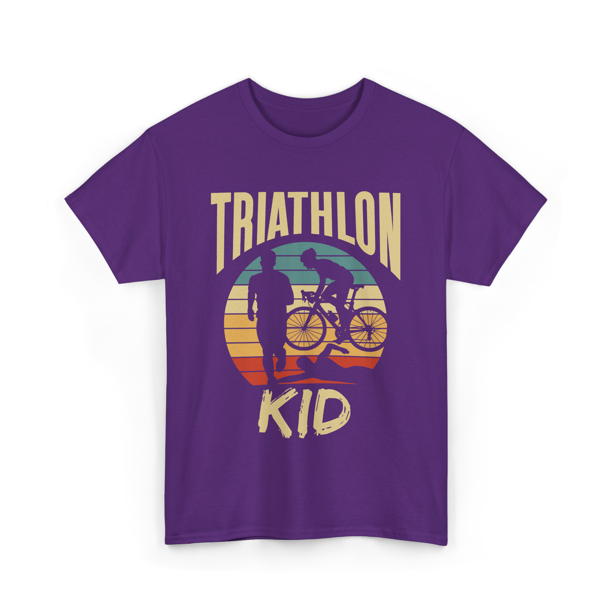 Kid Sport Kid Triathlon T-Shirt - Purple