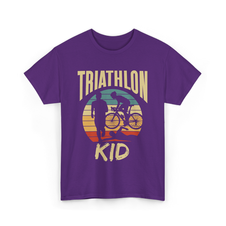 Kid Sport Kid Triathlon T-Shirt - Purple