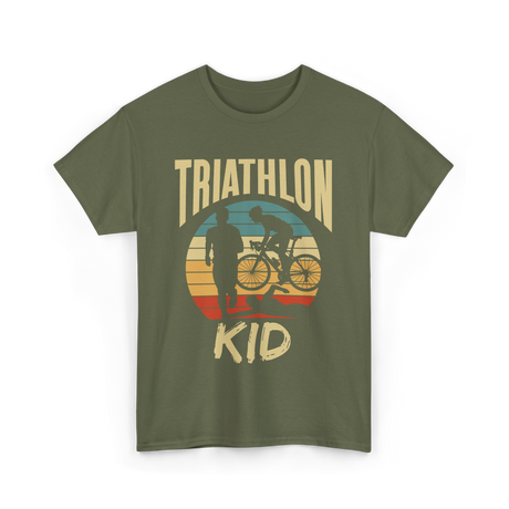 Kid Sport Kid Triathlon T-Shirt - Military Green