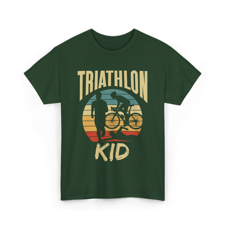 Kid Sport Kid Triathlon T-Shirt - Forest Green