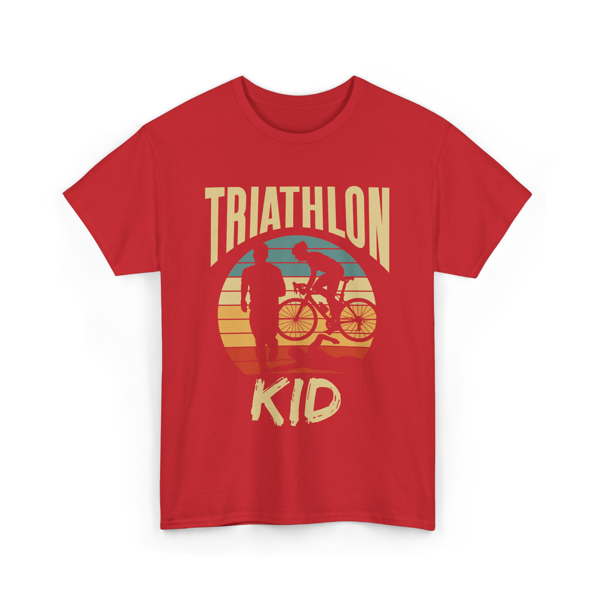 Kid Sport Kid Triathlon T-Shirt - Red