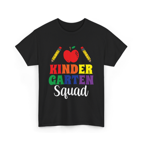 Kinder Squad Kindergarten Kids T-Shirt - Black