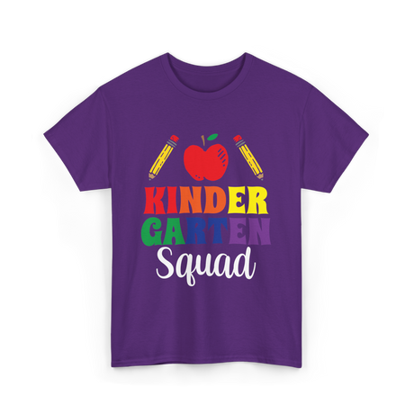 Kinder Squad Kindergarten Kids T-Shirt - Purple