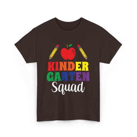 Kinder Squad Kindergarten Kids T-Shirt - Dark Chocolate