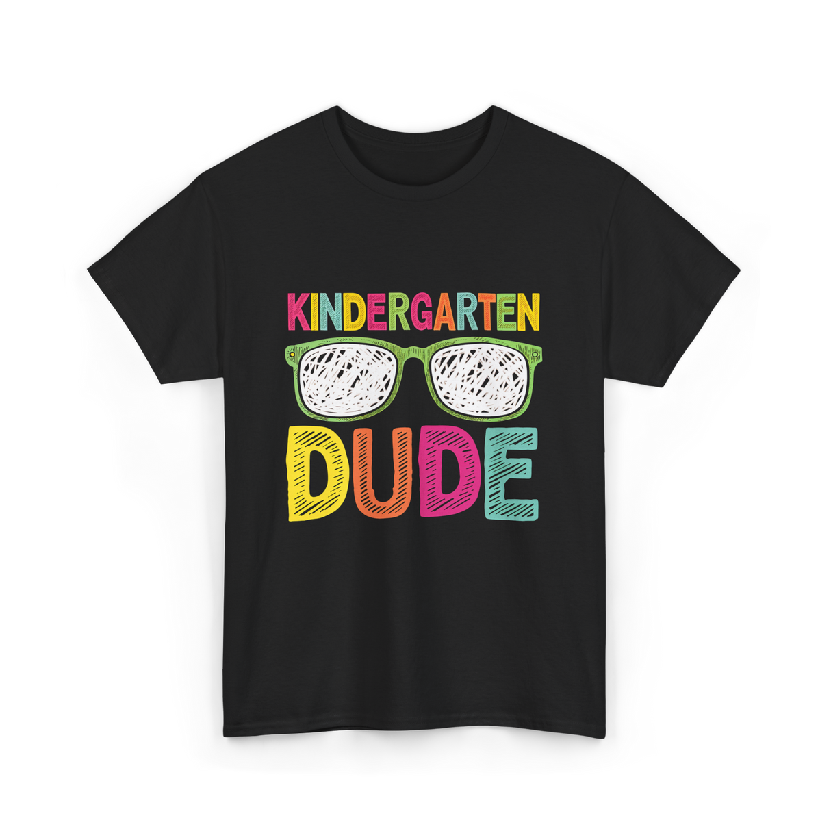 Kindergarten Dude Student T-Shirt - Black