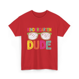 Kindergarten Dude Student T-Shirt - Red