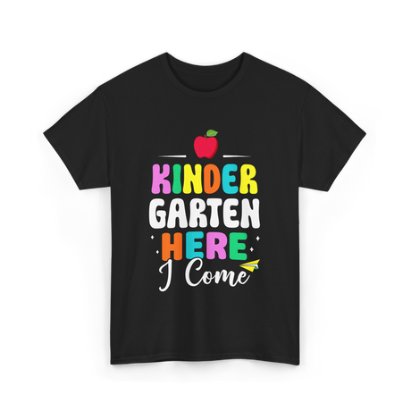 Kindergarten Here I Come Kids T-Shirt - Black