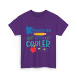 Kindergarten Just Got Cooler Kindergarten T-Shirt - Purple