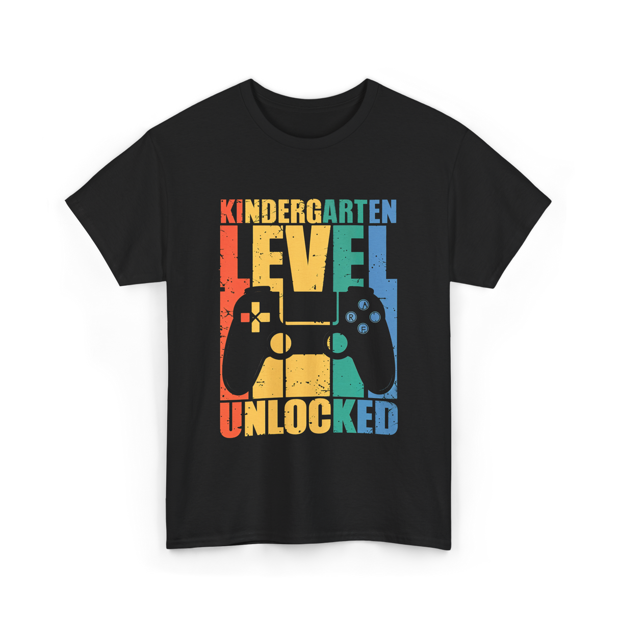 Kindergarten Level Unlocked Game T-Shirt - Black