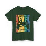 Kindergarten Level Unlocked Game T-Shirt - Forest Green