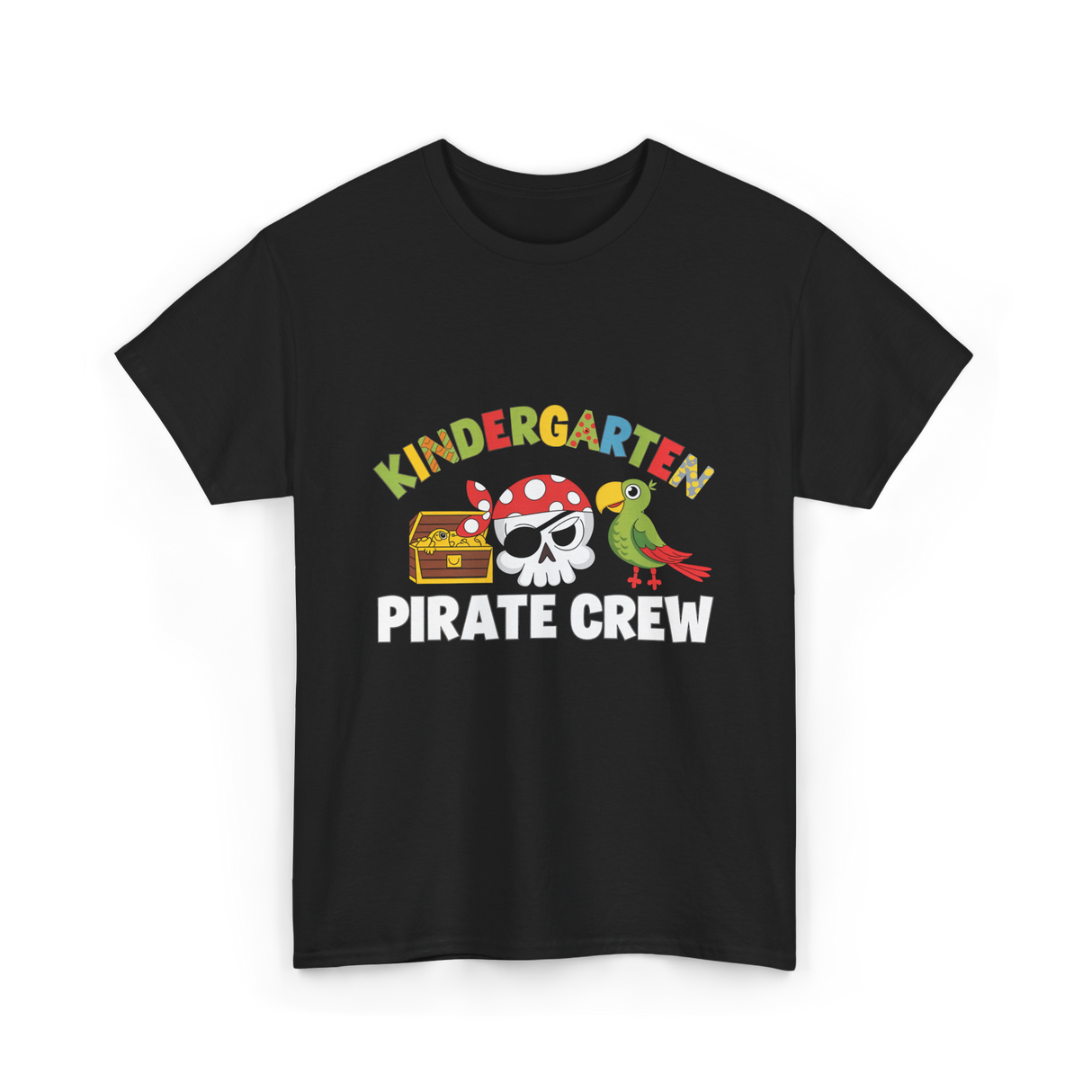 Kindergarten Pirate Crew Pirate T-Shirt - Black