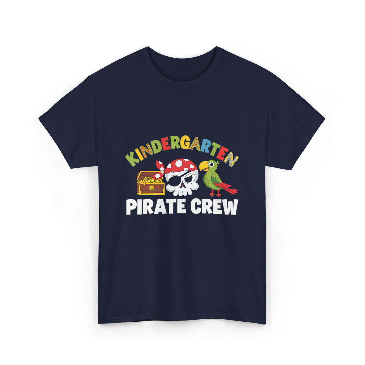 Kindergarten Pirate Crew Pirate T-Shirt - Navy