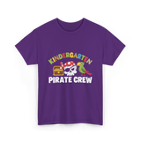 Kindergarten Pirate Crew Pirate T-Shirt - Purple