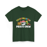 Kindergarten Pirate Crew Pirate T-Shirt - Forest Green