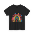 Kindergarten Rainbow Education Kids T-Shirt - Black