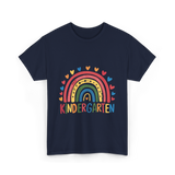 Kindergarten Rainbow Education Kids T-Shirt - Navy