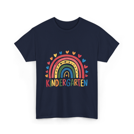 Kindergarten Rainbow Education Kids T-Shirt - Navy