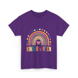 Kindergarten Rainbow Kindergarten Kids T-Shirt - Purple