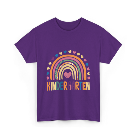 Kindergarten Rainbow Kindergarten Kids T-Shirt - Purple