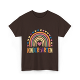 Kindergarten Rainbow Kindergarten Kids T-Shirt - Dark Chocolate