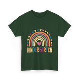 Kindergarten Rainbow Kindergarten Kids T-Shirt - Forest Green