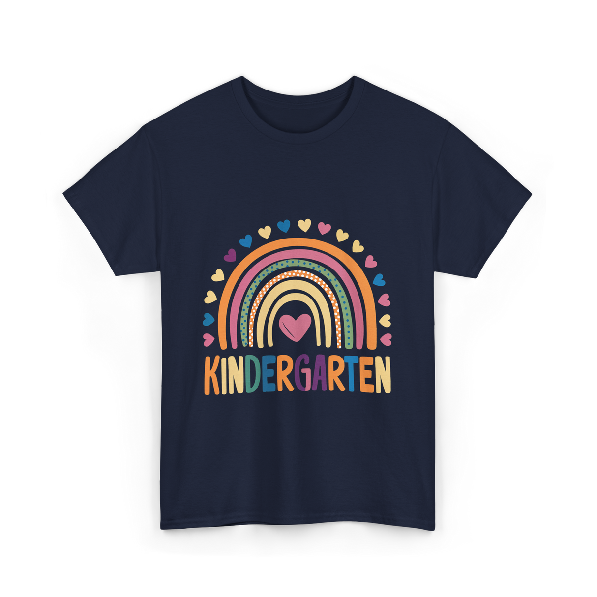 Kindergarten Rainbow Kindergarten Kids T-Shirt - Navy